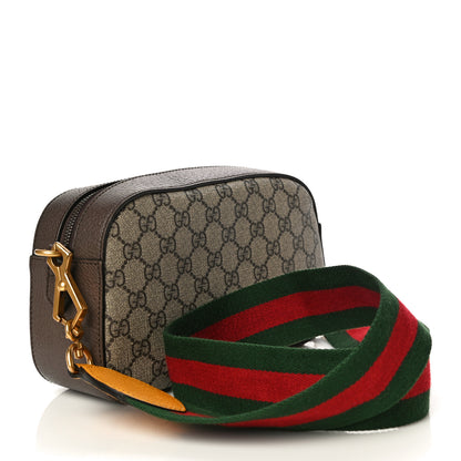 Gucci GG Supreme Monogram Web Neo Vintage Shoulder Bag Beige New Acero Crop 3 of 11