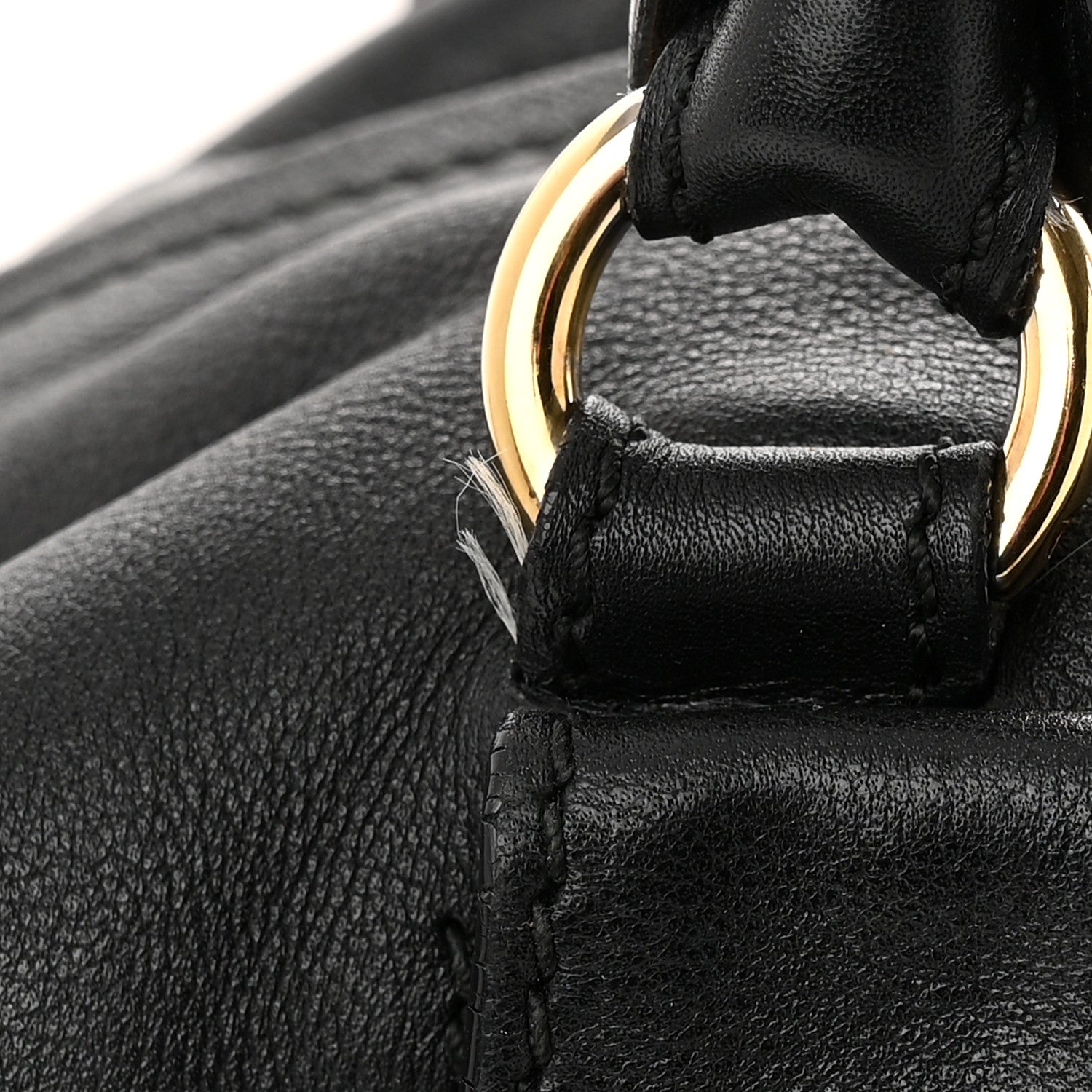 Salvatore Ferragamo Calfskin Sofia Satchel Black 11 of 15