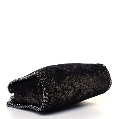 Stella McCartney Chamois Shiny Dotted Mini Falabella Fold Over Tote Ruthenium 3 of 4