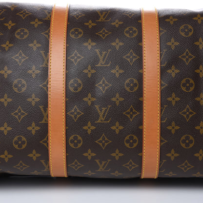 Louis Vuitton Monogram Keepall Bandouliere 55 10 of 15