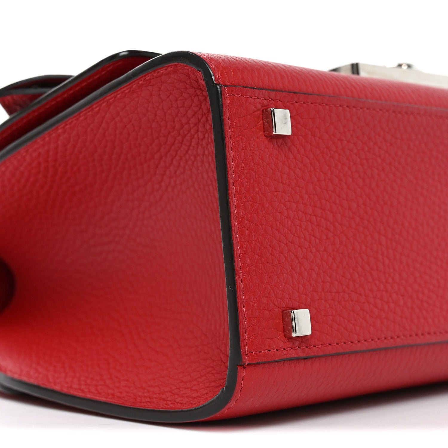 Moynat Taurillon Blush Rejane PM Red 8 of 9