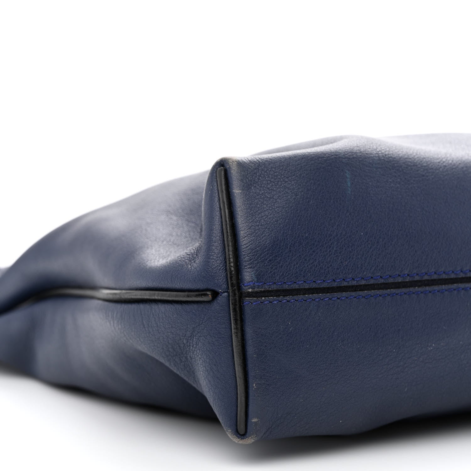 Loewe Calfskin Small Flamenco Knot Hobo Navy 8 of 12