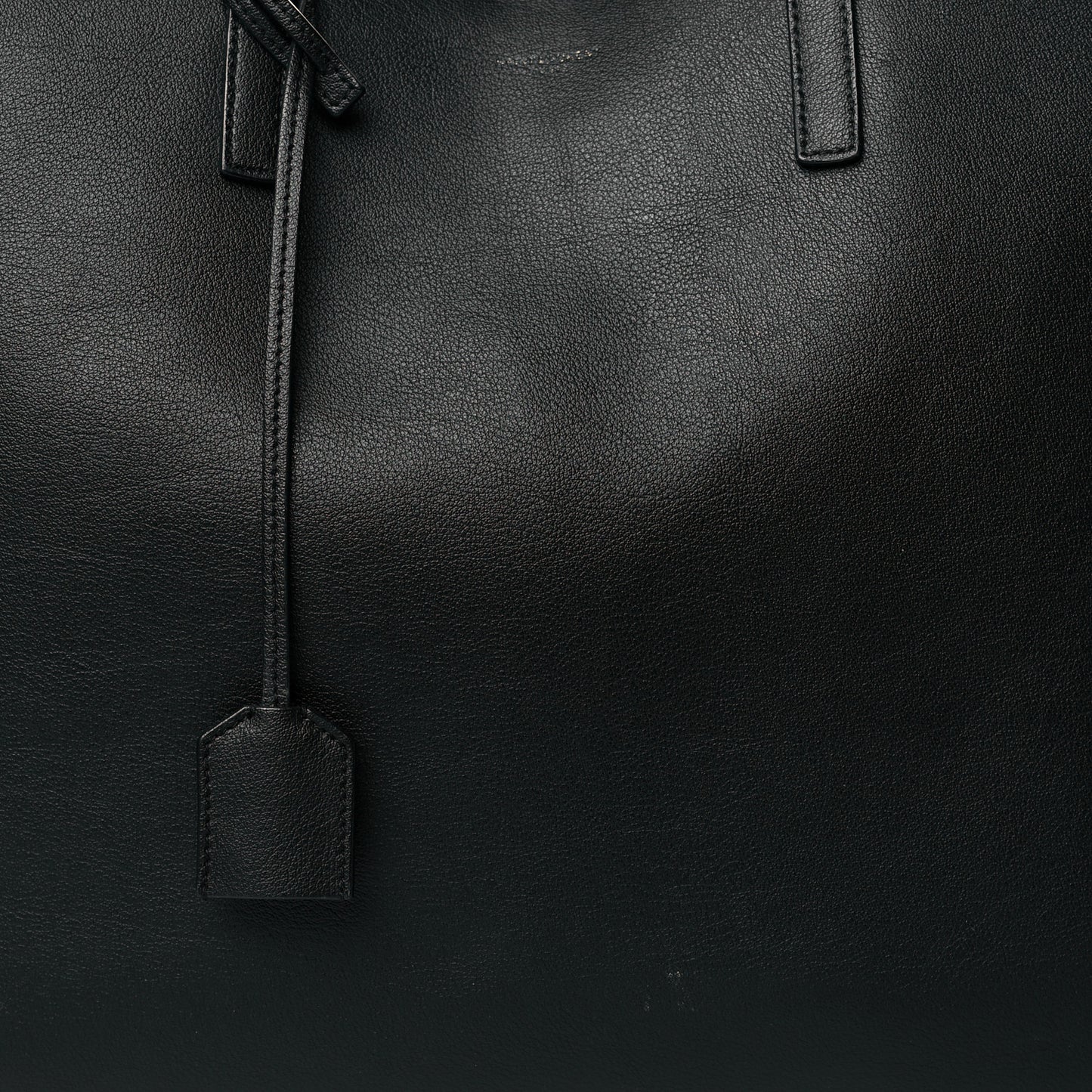 Calfskin Large Shopping Tote Black