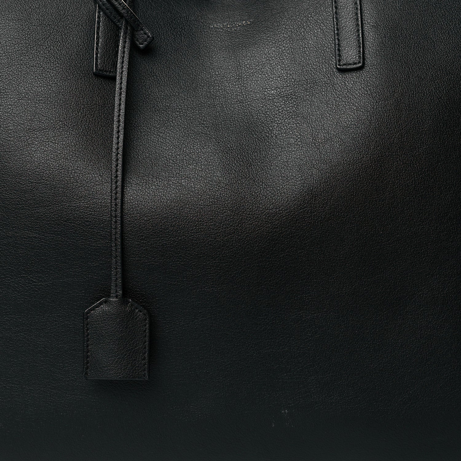 Saint Laurent Calfskin Large Shopping Tote Black 9 of 12