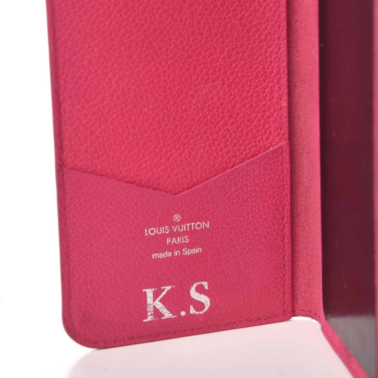 Monogram Cuir iPhone 7/8 Plus Folio Case Fuchsia