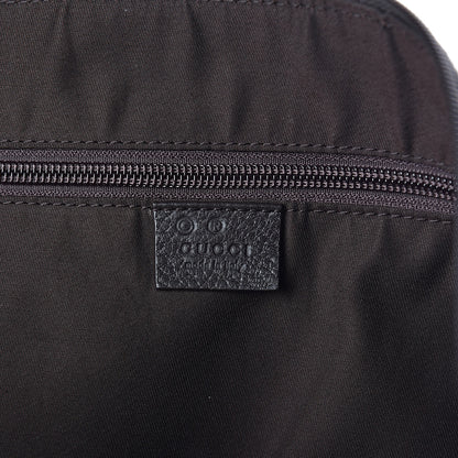 Gucci Nylon Monogram Large Travel Hobo Dark Brown 6 of 9