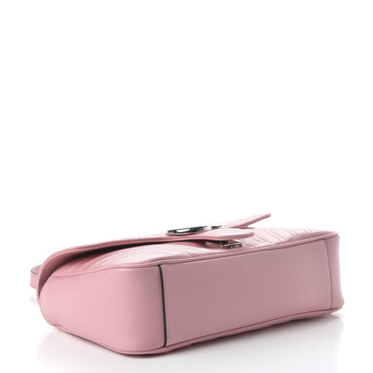 Gucci Calfskin Matelasse Small GG Marmont Shoulder Bag Wild Rose 4 of 10