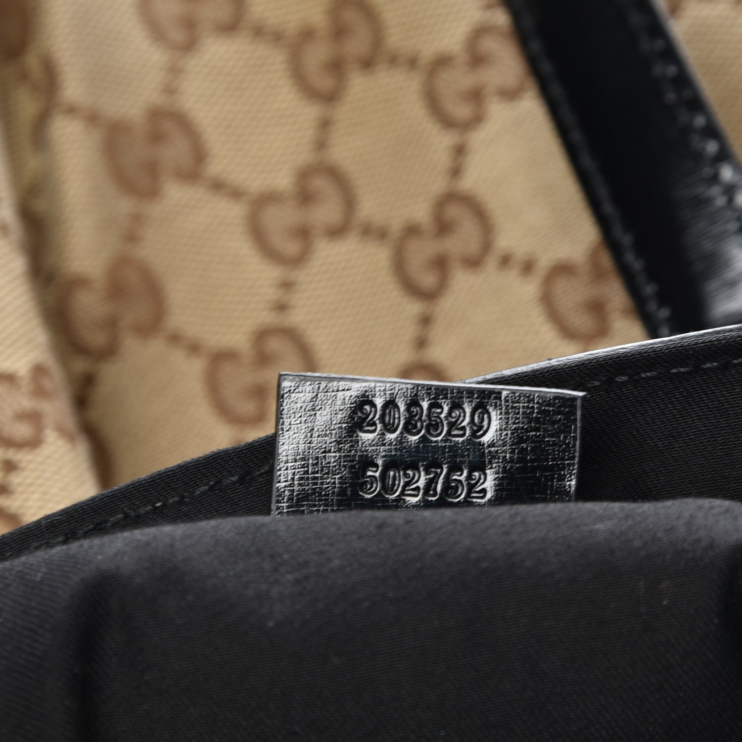Gucci Monogram Full Moon Tote Black 7 of 7