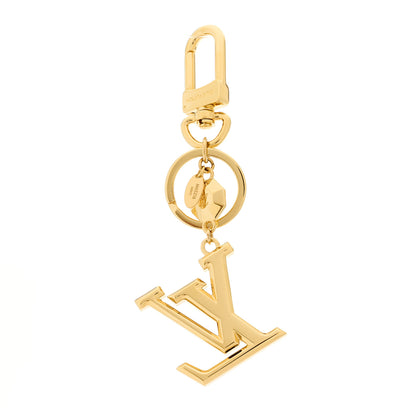 Louis Vuitton LV Facettes Bag Charm Key Holder Gold 3 of 3