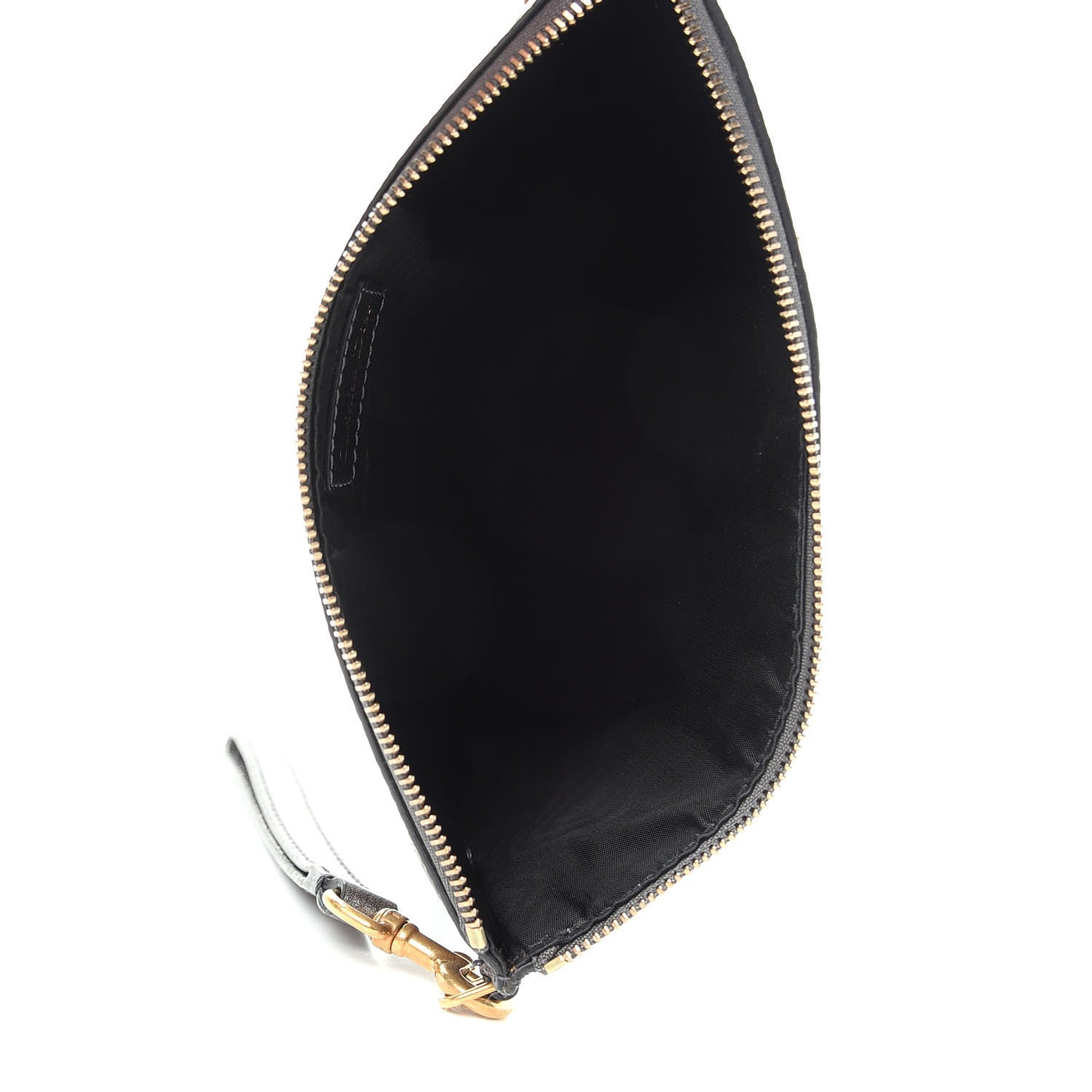 Christian Dior Metallic Grained Calfskin J'Adior Zip Pouch Gunmetal 5 of 9