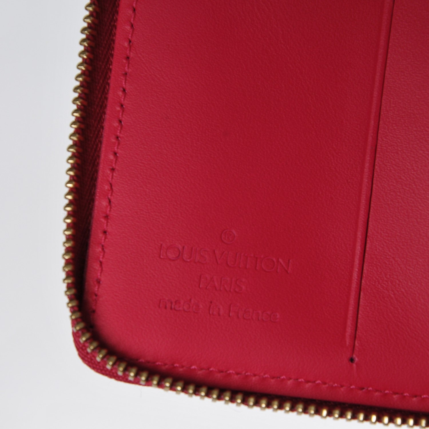 Louis Vuitton Vernis Broome Zip Wallet Fuchsia 4 of 5