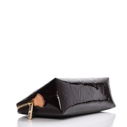 Louis Vuitton Vernis Cosmetic Pouch Amarante 4 of 10
