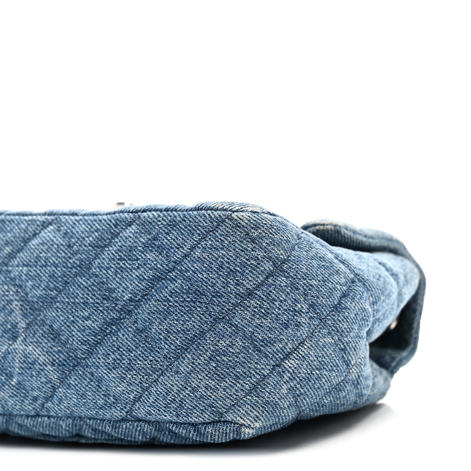 Chanel Denim CC Quilted Mini Square Flap Blue 10 of 10