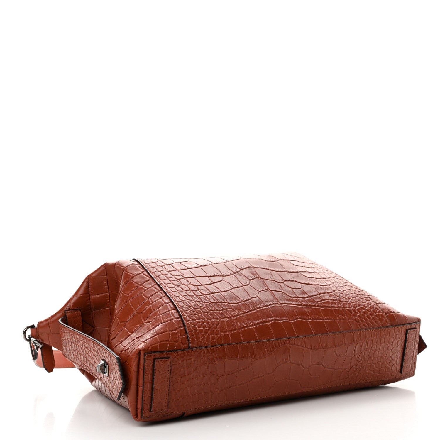 Givenchy Calfskin Crocodile Embossed Medium Soft Antigona Paprika 4 of 10