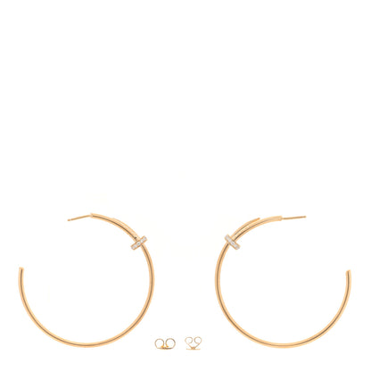 Cartier 18K Yellow Gold Diamond Juste Un Clou Hoop Earrings 3 of 5
