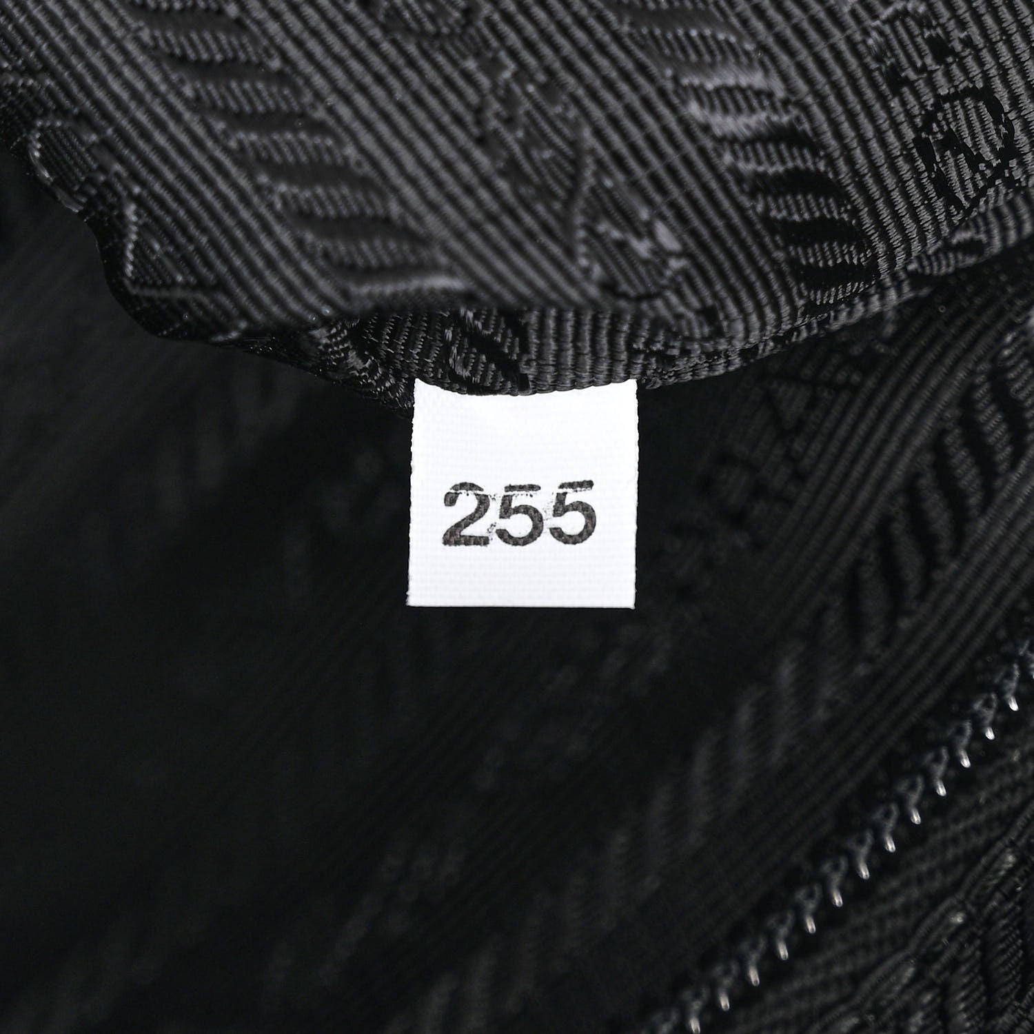 Prada Re-Nylon Vela Saffiano Pocket Double Zip Shoulder Bag Black 7 of 12