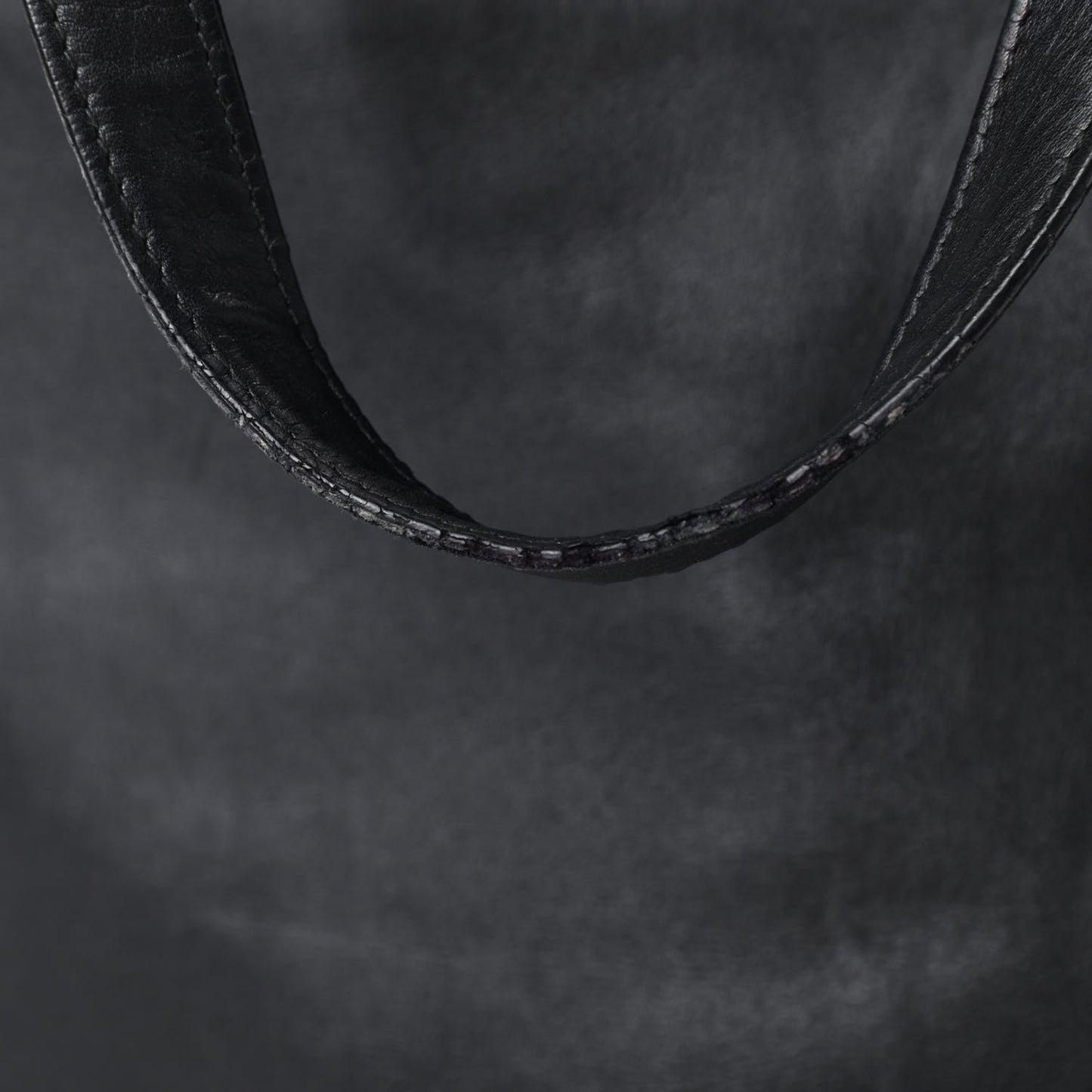 Calfskin Suede Reversible East West Shopper Tote Black