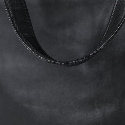 Saint Laurent Calfskin Suede Reversible East West Shopper Tote Black 17 of 20