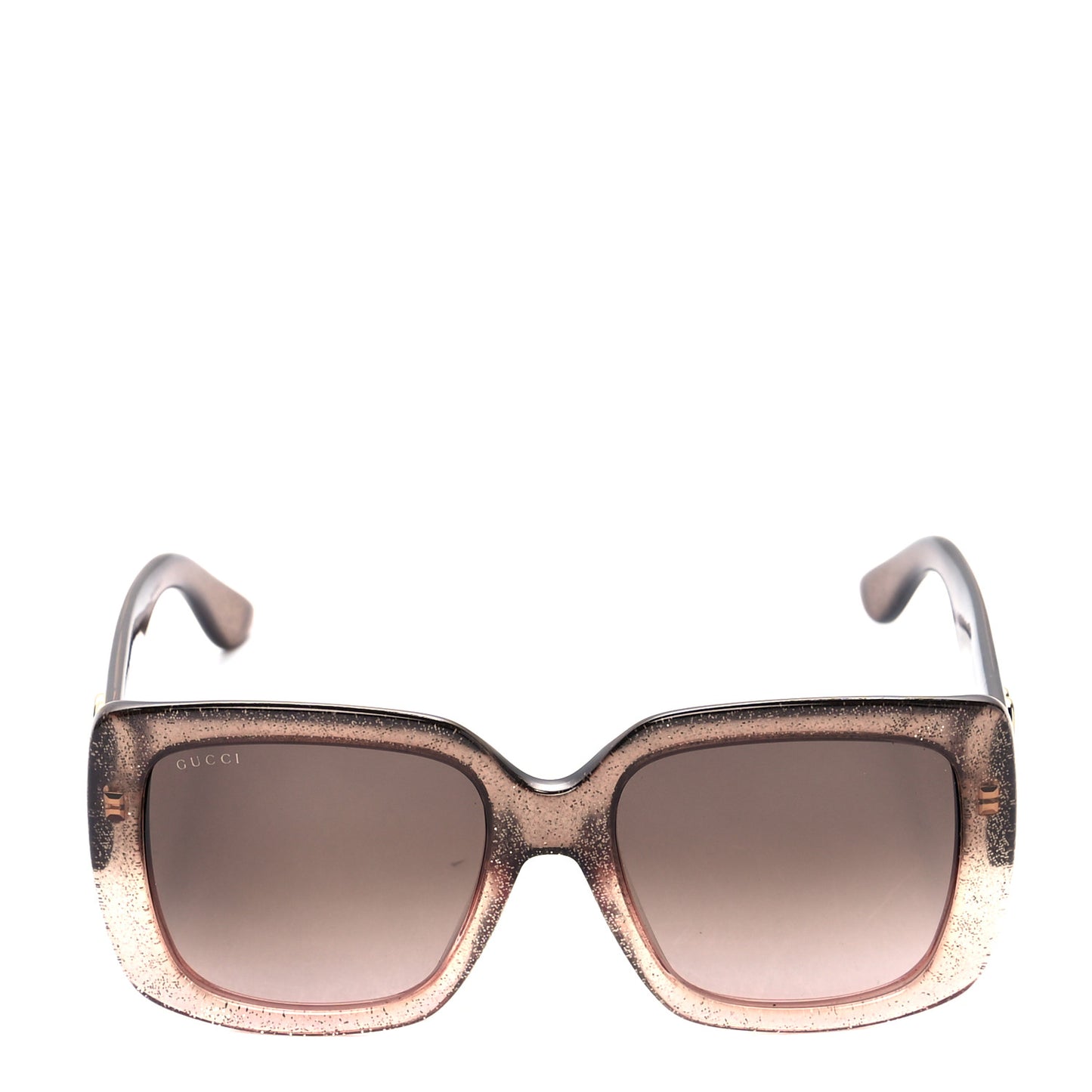 Acetate Glitter Optyl Square Sunglasses GG3837/F/S Brown Pink