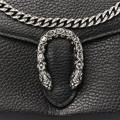 Gucci Calfskin Mini Dionysus Chain Wallet Black 9 of 12