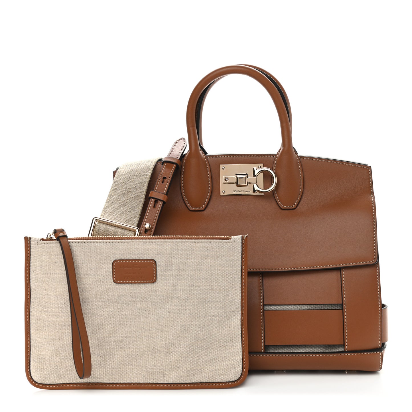 Calfskin The Studio Cage Bag Sella
