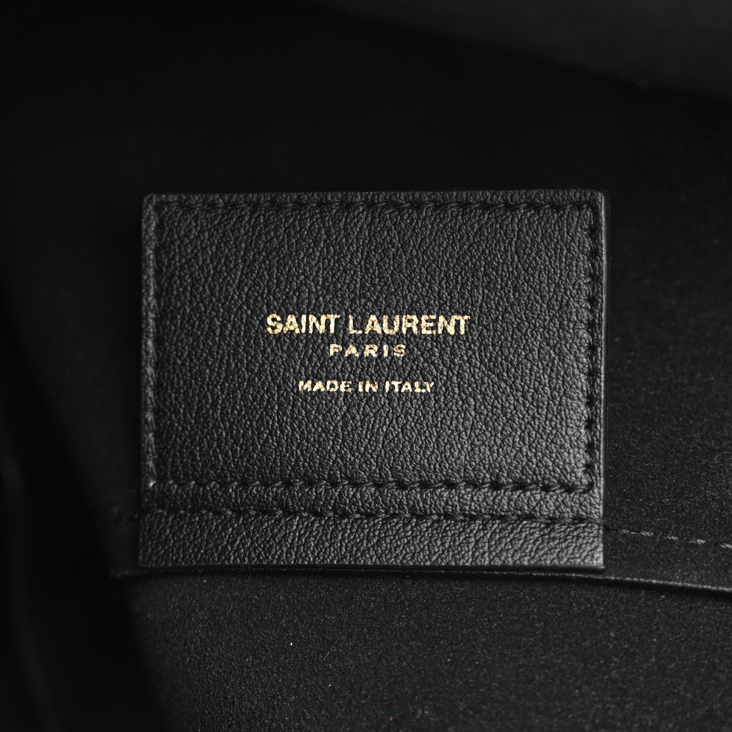 Saint Laurent Calfskin Large Shopping Tote Black 8 of 12