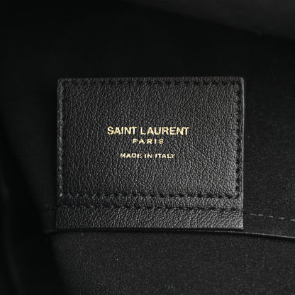 Saint Laurent Calfskin Large Shopping Tote Black 8 of 12