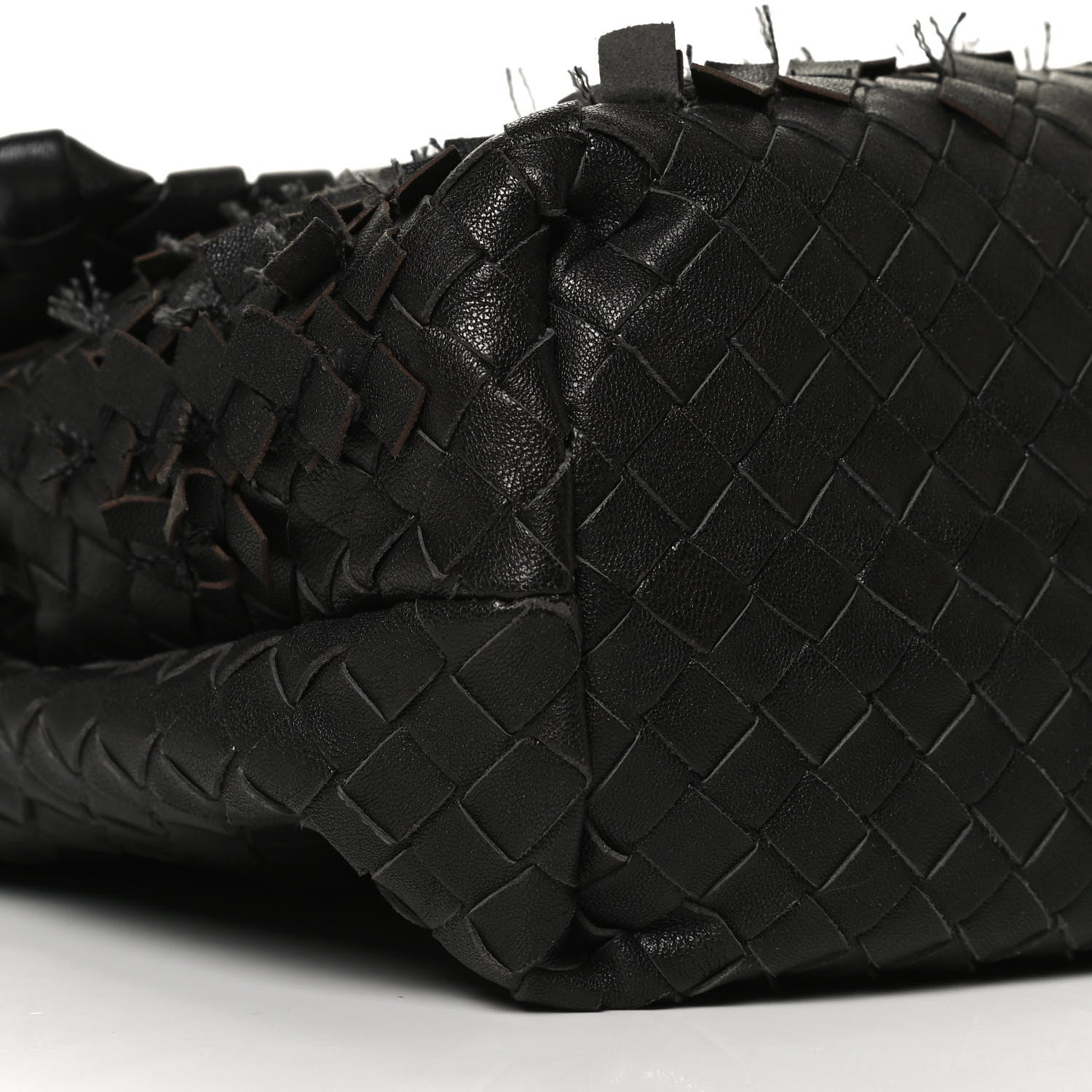 Bottega Veneta Nappa Intrecciato Fringe Flap Black 8 of 12