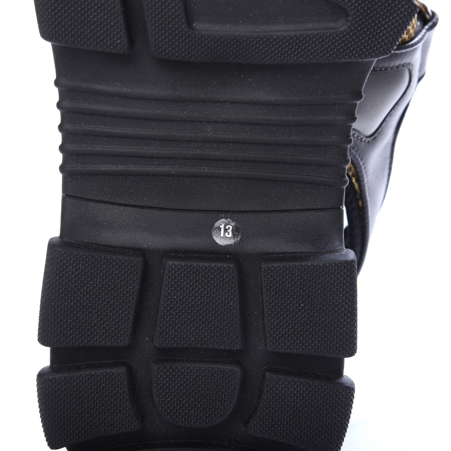 Gucci X SEGA Nappa Mesh Mens Aguru Sandals 13 Loess Black 6 of 9