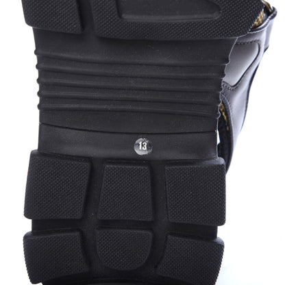 Gucci X SEGA Nappa Mesh Mens Aguru Sandals 13 Loess Black 6 of 9