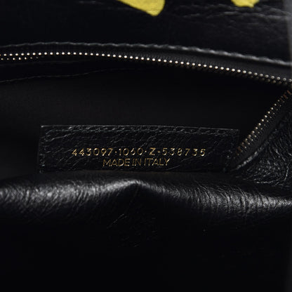 Balenciaga Agneau Arena Graffiti All Over Medium Bazar Shopper Tote Black Multicolor 7 of 8
