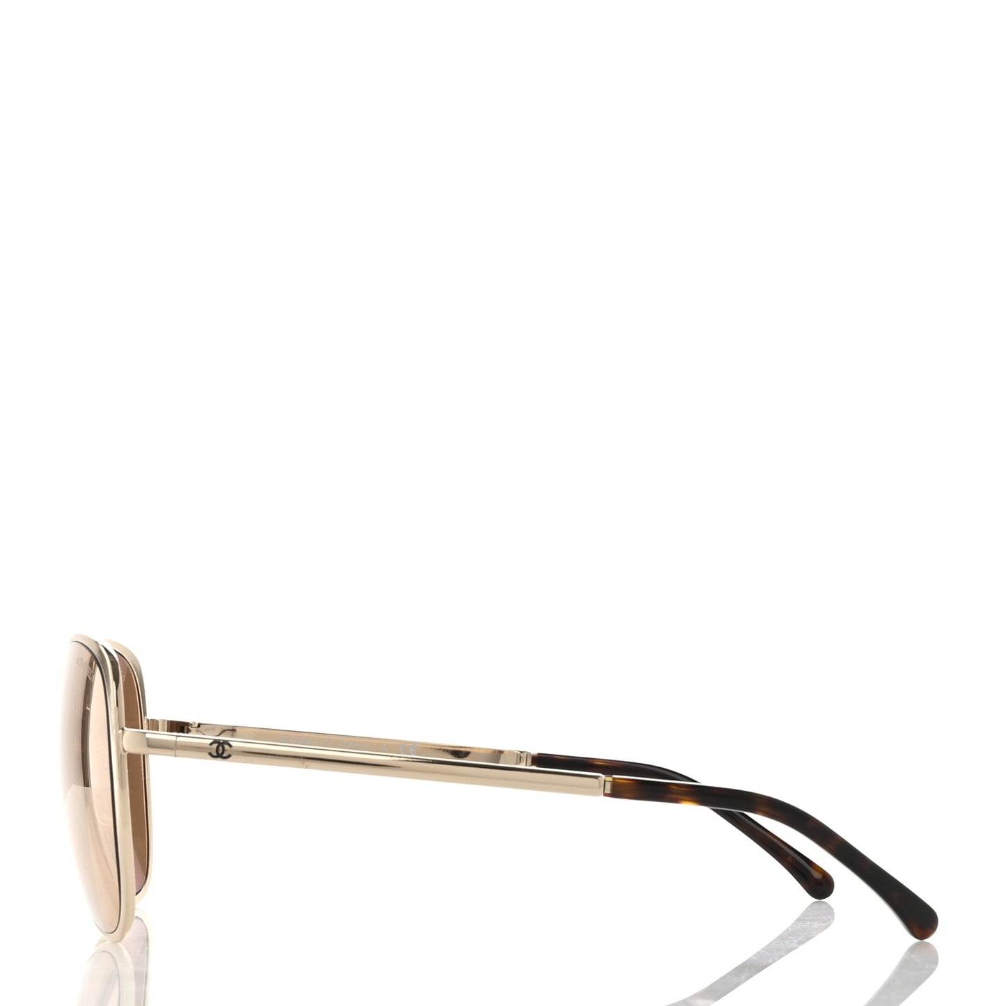 Mirrored Pilot Summer Sunglasses 4223 Gold
