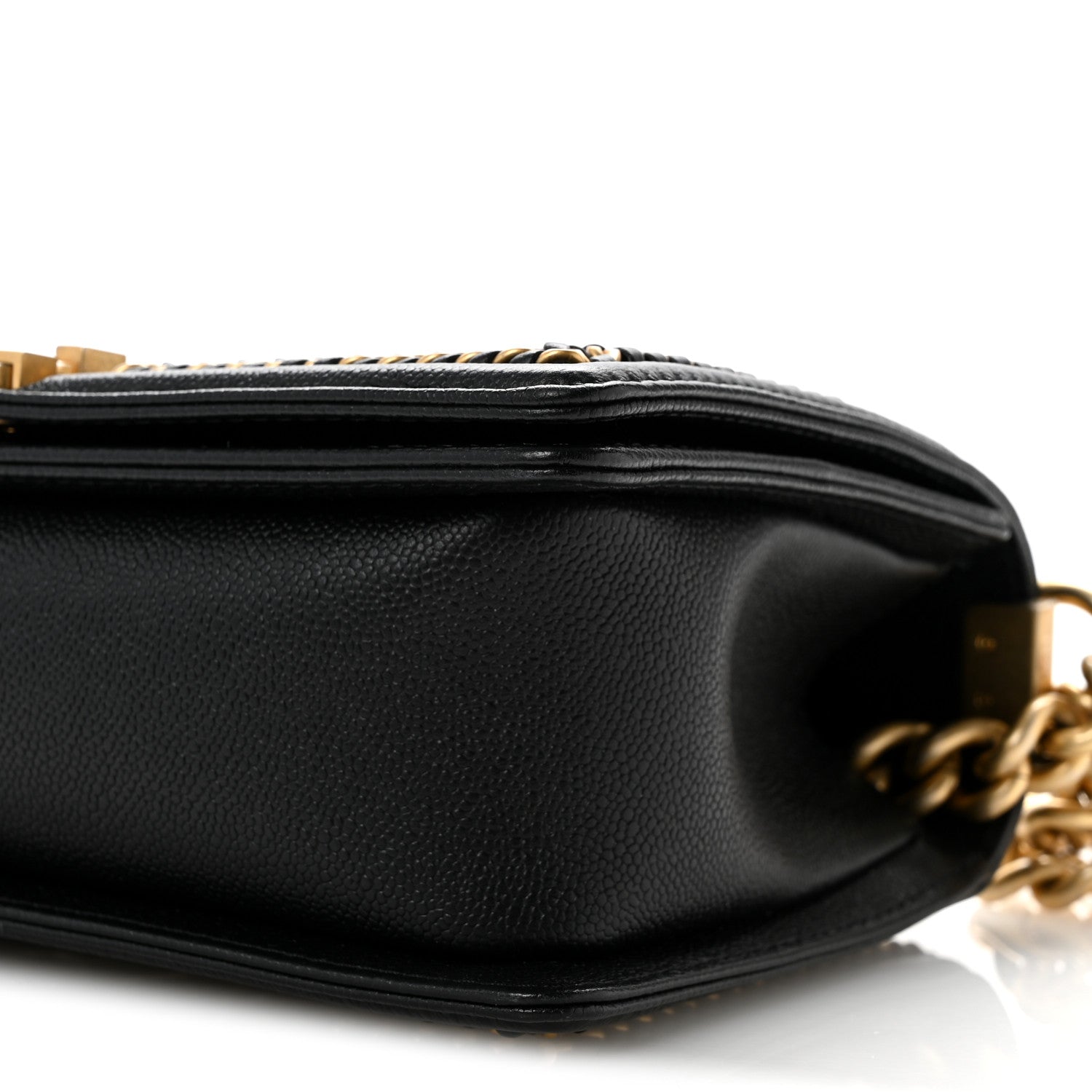 Chanel Caviar Quilted Medium Chain Around Boy Flap Black 10 of 13