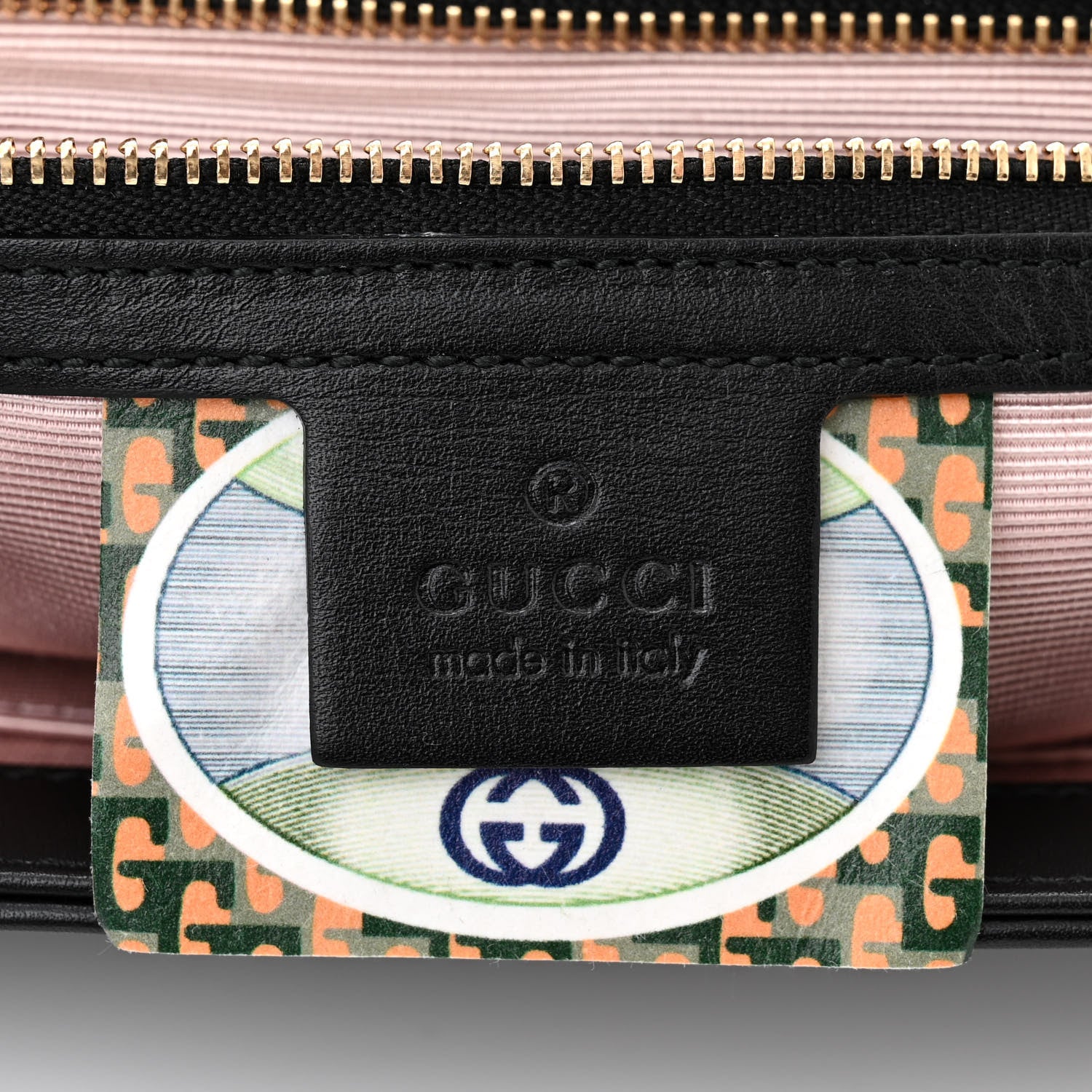 Gucci Vitello Palmellato Lux Crystal Medium Rajah Shoulder Bag Black 6 of 10