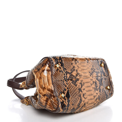 Judith Leiber Python Crystal Evening Bag Brown 4 of 7