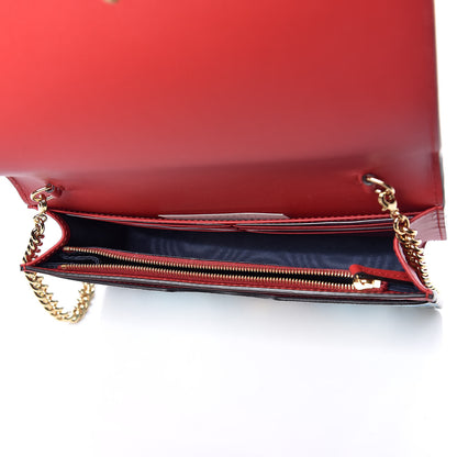 Gucci GG Supreme Monogram Blooms Chain Wallet Blue 5 of 9