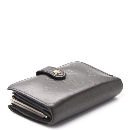 Louis Vuitton Mat Monogram French Purse Wallet Gris 4 of 13