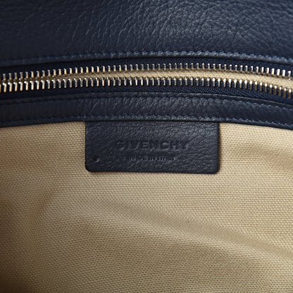 Givenchy Waxy Grained Calfskin Medium Pandora Pure Flap Bag Night Blue 6 of 15