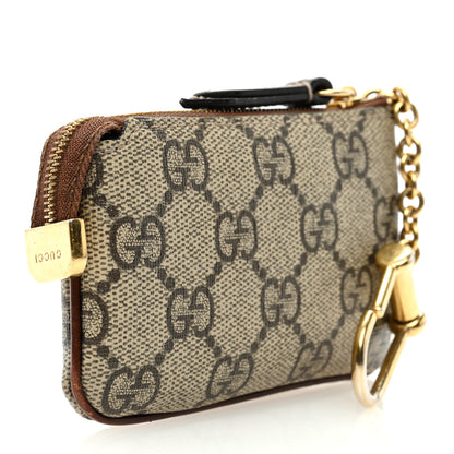 Gucci GG Supreme Monogram Key Case Brown 3 of 7