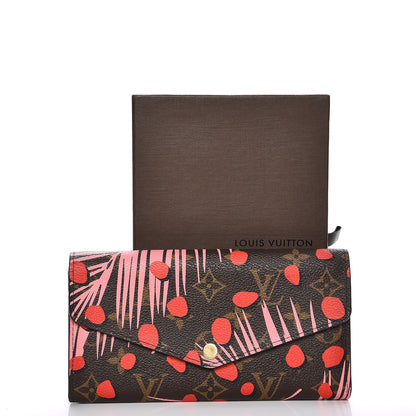 Louis Vuitton Monogram Jungle Dots Sarah Wallet Sugar Pink Poppy 8 of 8