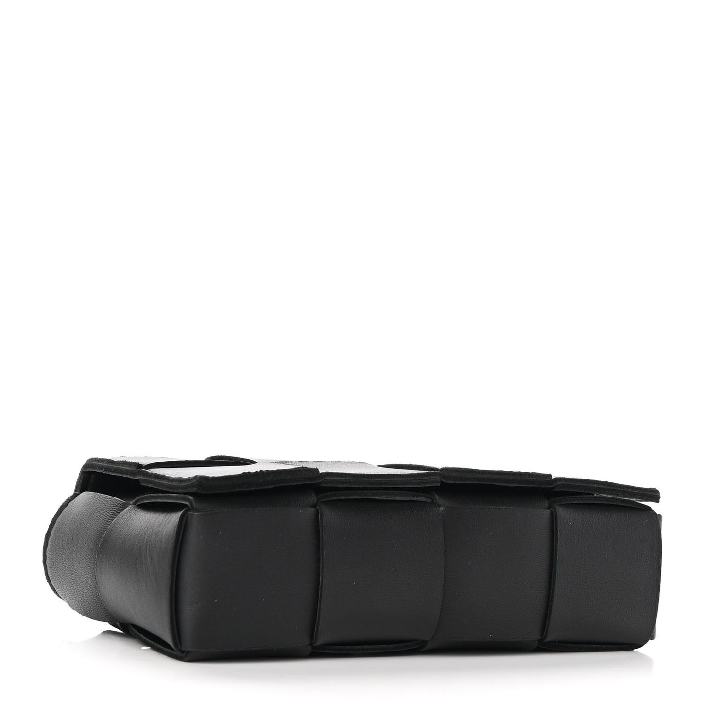 Nappa Maxi Intreccio The Belt Cassette Bag Black