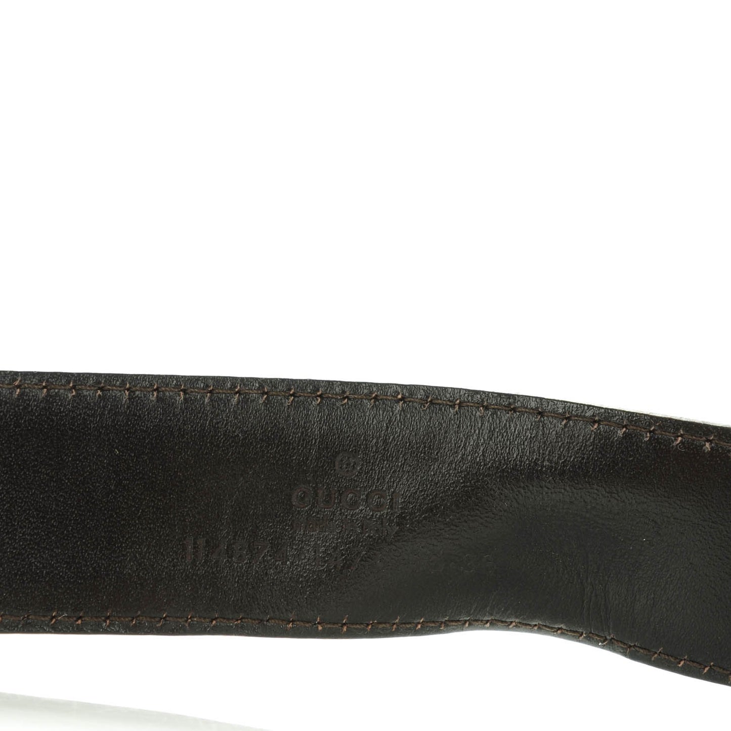 Monogram Interlocking G Belt 90 36 Dark Brown