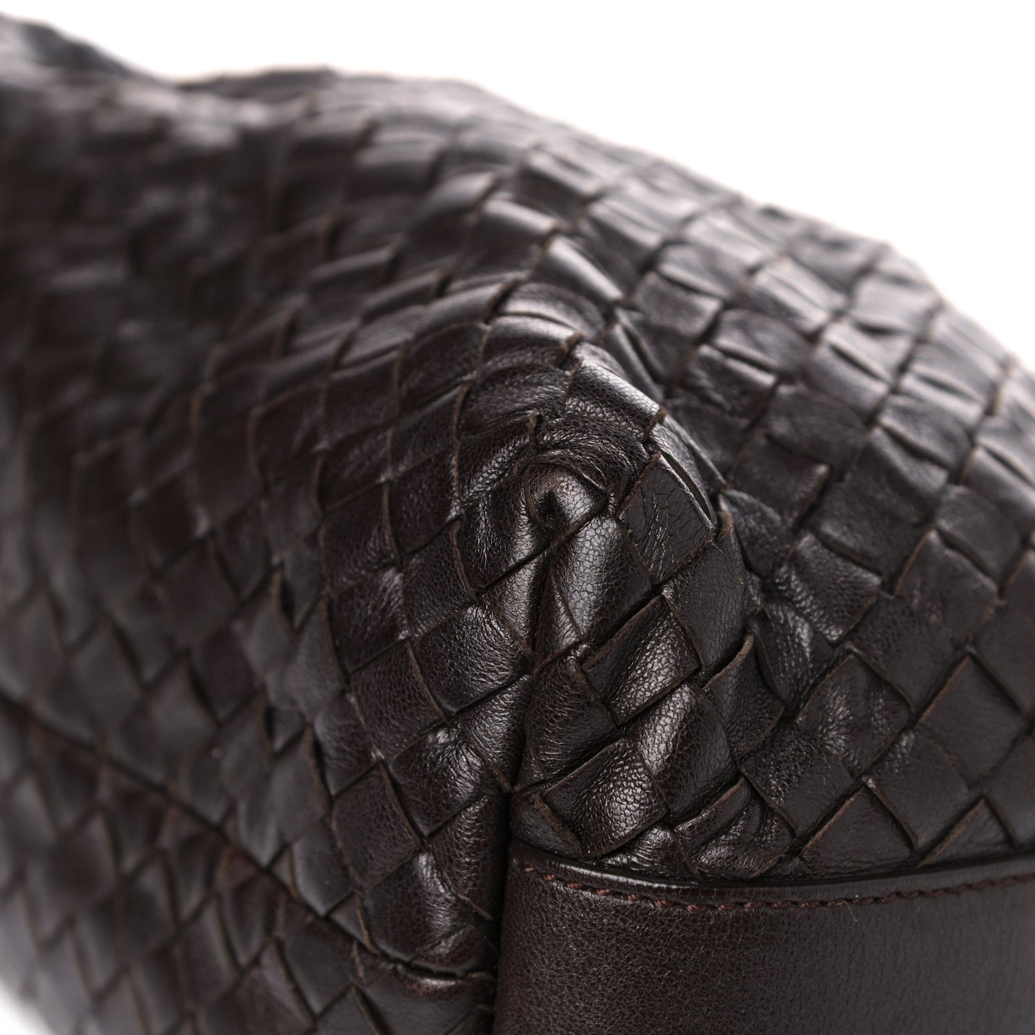 Bottega Veneta Nappa Intrecciato Large Cosmetic Case Ebano 9 of 15