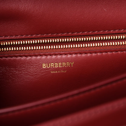 Burberry Calfskin Medium TB Bag Crimson 6 of 10