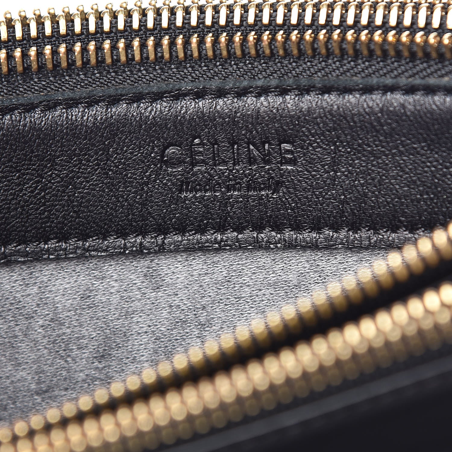 Celine Lambskin Large Trio Crossbody Bag Black 8 of 14