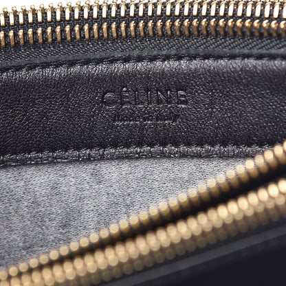 Celine Lambskin Large Trio Crossbody Bag Black 8 of 14
