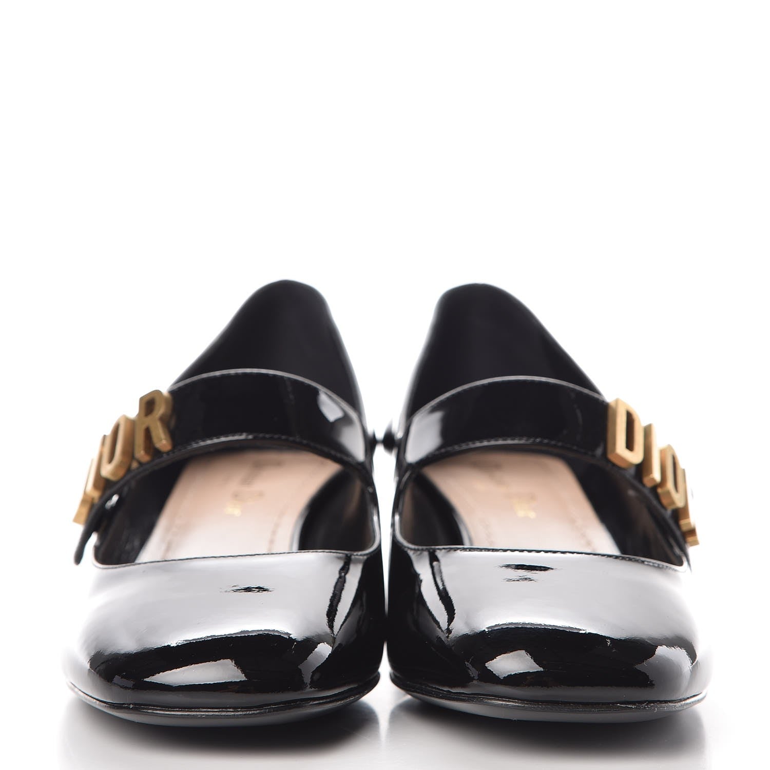 Christian Dior Patent Baby-D Ballet Pumps 38.5 Black 2 of 10
