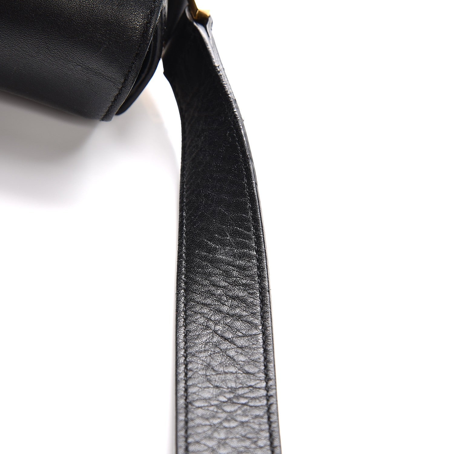 Saint Laurent Smooth Calfskin Medium Classic Monogram Universite Bag Black 9 of 20