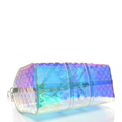 Louis Vuitton PVC Monogram Keepall Bandouliere 50 Iridescent Prism 4 of 11