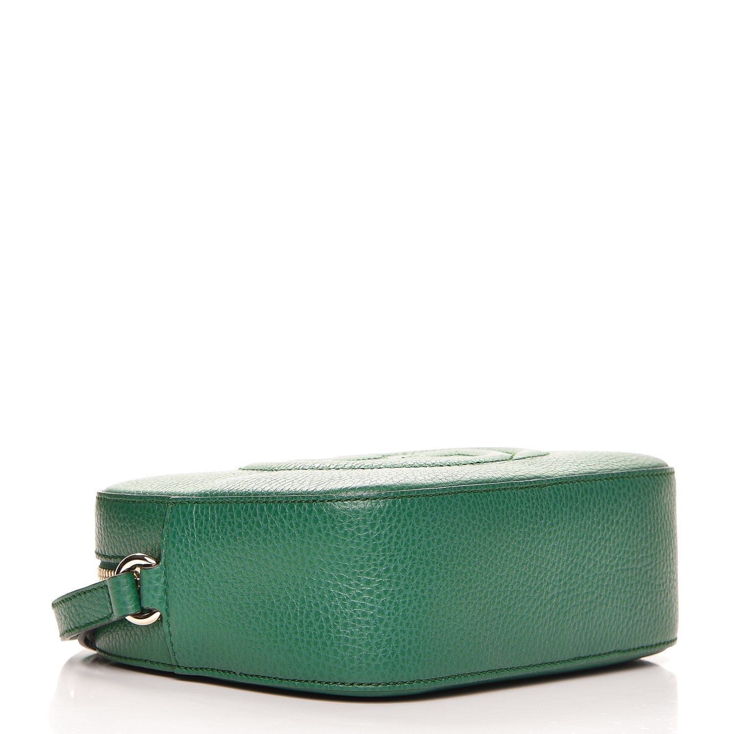 Gucci Pebbled Calfskin Small Soho Disco Bag Emerald Green 4 of 7